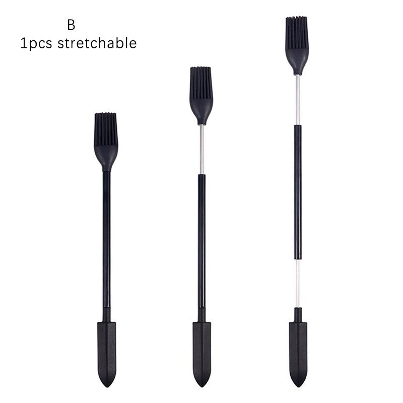 Silikon Mini Spatula Kavanoz Kazıyıcı Kepçe Ucu Uzun Çift Başlı Kozmetik Kaşığı