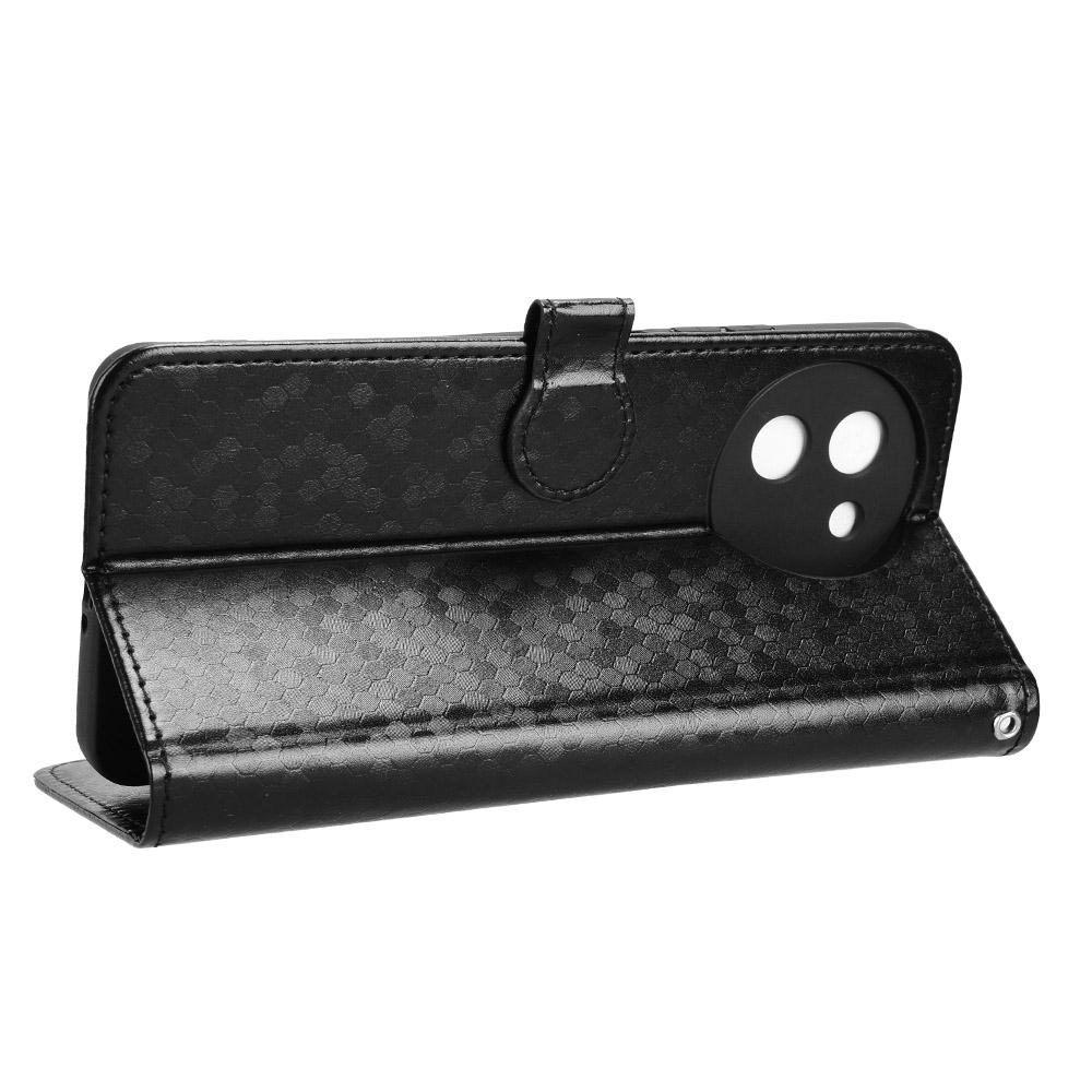 Dla Doogee Note 59 Pro/Note 59 Etui Portfelowe Wytłaczany Wzór Kropki PU Skórzany Pokrowiec na Telefon