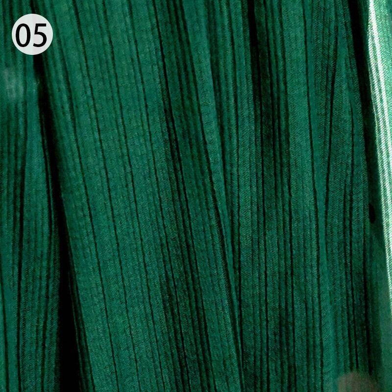 Organ Pleated Mesh Lace Fabric Crumpled Tulle Net Fabric Wedding Organ Skirt Dress Costume Curtains Handmade DIY Craft Material