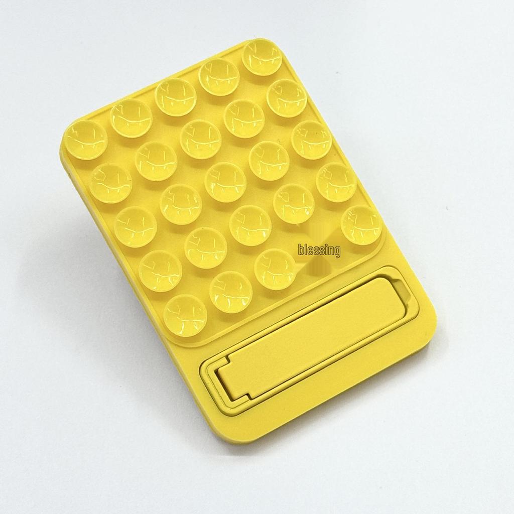 Trendy Silicone Suction Cup Phone Holder - Dopamine Color