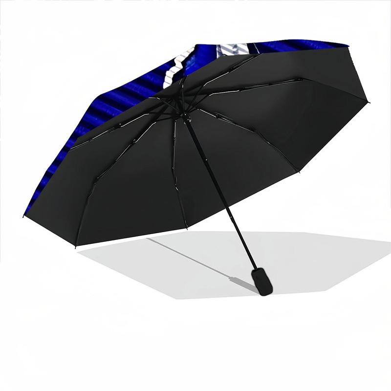 1pc Sonic the Hedgehog, Robotnik Automatic Folding Umbrella - Compact 8-Rib Design, Durable Plastic & Iron, Daily Use F104013