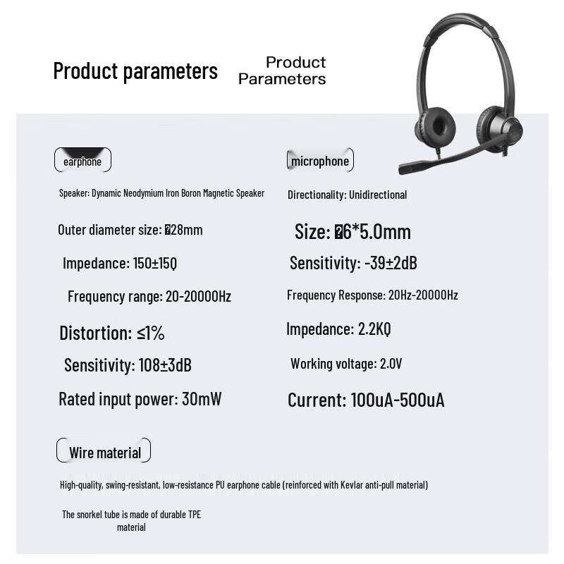 Yijiatong Y390 ENC Single-Ear Call Center Headset (CN Version)