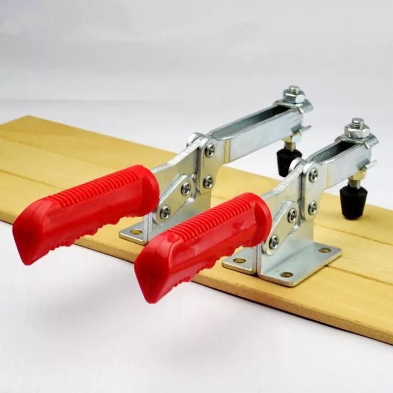 Red Toggle Clamp GH-201B 100kg Quick Release Tool Horizontal Clamps Hand New Heavy Duty Tooling Accessory