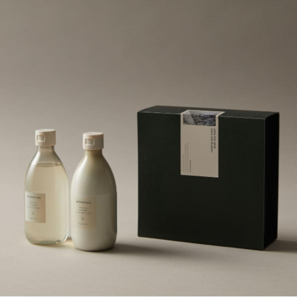 

AROMATICA Body Care Gift Set Body Wash 300ml & Body Lotion 300ml 2pcs Set Moisturizing & Refreshing Rosemary All-in-One Body Wash & Body Lotion