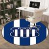 Atletico Talleres Design Round Rug for Livingroom,Bedroom, Palyroom, Chair Rug, Area Rug, Circle Carpet, Large Size Fan Christmas Gift