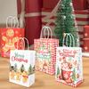 Christmas Santa Claus Paper Bag Navidad Natal Noel Tree Gift Bag Merry Christmas Decorations For Home 2025 Happy New Year 2025