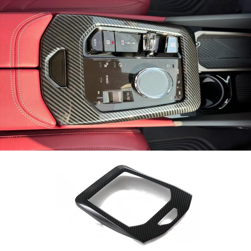For BMW 5 Series G60 2024 2025 Interior Accessories Car Center Control Gear Shift Box Panel Frame Steering Wheel Panel Cover