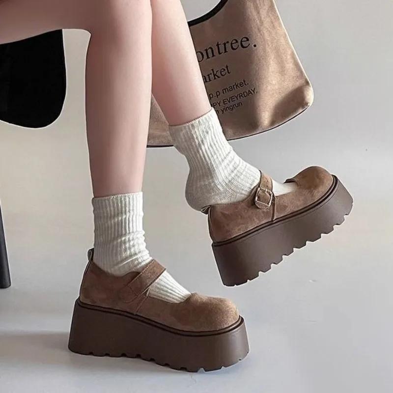 Beige Shoes for Women Office With Medium Heels Leather Casual Chic and Elegant 2025 Trend Footwear Vacation Summer Woman Pumps