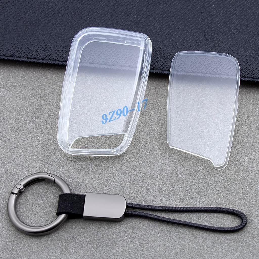 For Volkswagen Arteon Atlas Cross Sport Passat B8 Clear Fully Transparent Tpu Car Smart Key Cover Case