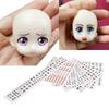 7pcs Colorful Doll Eye Paster Water Decals Doll Mouth Stickers Doll Eyes Stickers  Resin Projects