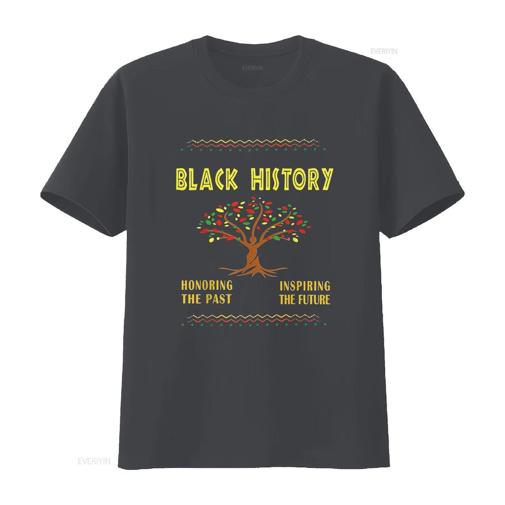 Honoring Past Inspiring Future Black History Month T Shirt vintage Washed Slightly Comfortable Unisex Stylish Breathable