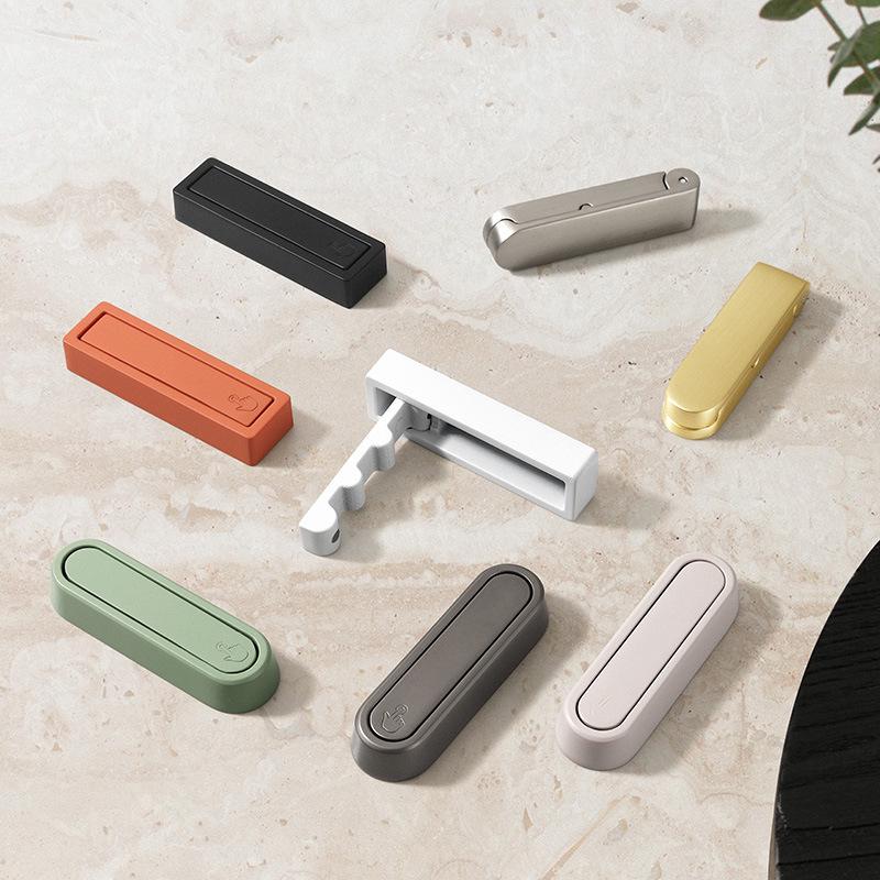 Modern Minimalist Foldable Zinc Alloy Coat and Hat Hook