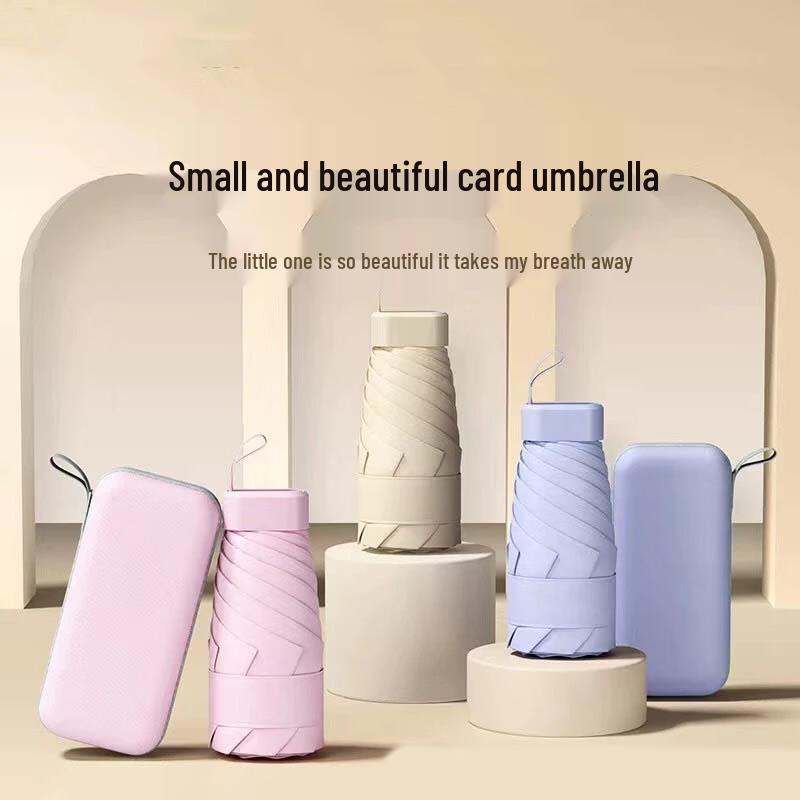 Mini Six-Fold UV Protection Travel Umbrella
