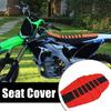 uxcell Universal Motorcycle Dirt Bike Faux Leather Seat Covers Soft Non-Slip Seat Cushion Red Black