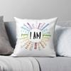 Positive Affirmations Mantra Square Pillowcase Polyester Linen Velvet Creative Zip Decorative Pillow Case Bed Cushion Cover