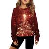 Girls' Hooded Tie-Dye Sweatshirt - Pullover Print Top