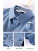 Men's High-End Mulberry Silk Long-Sleeve Casual Shirt - Autumn Tencel Drape, Non-Iron