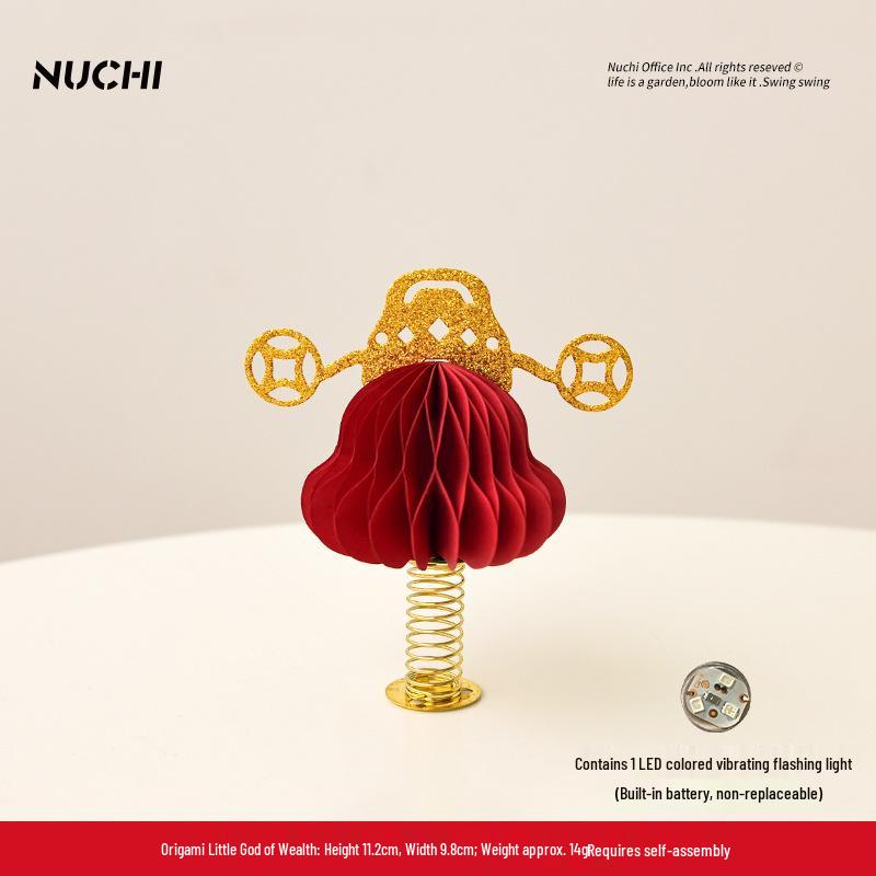 NUCHI Настольное украшение на Новый год - Дракон Кролик Зодиака - Бог Богатства Милая Декорация для Автомобиля