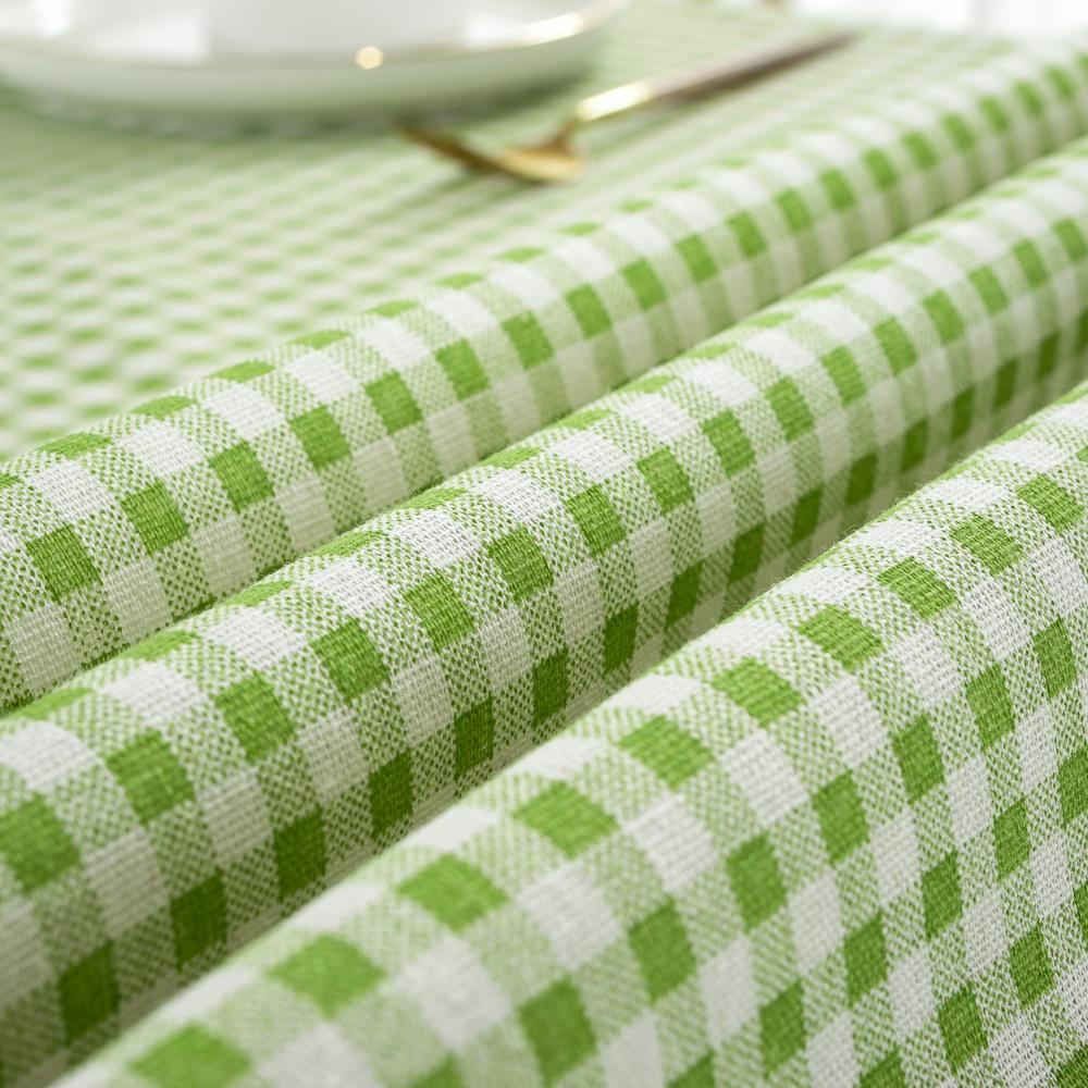 American Ins Small Plaid Tablecloth Coffee Table Cloth Tablecloth Table Picnic Cloth Pastoral Hotel Photo Fabric Manufacturer