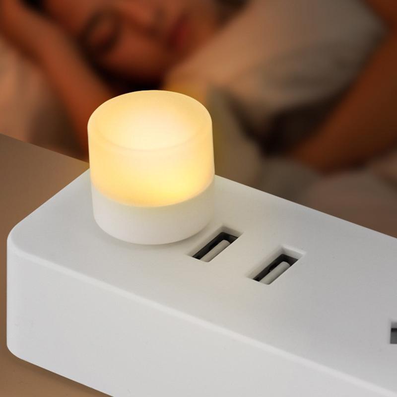 Mini USB Plug Lamp 5V 1W Super Bright Eye Protection Book Light Computer Mobile Power Charging USB Small LED Night Light