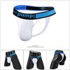 Men Sexy Briefs Big Pouch Cuecas Jockstrap T-Back Thongs Gay Tangas Mens Bikini Brief Fast Dry As Underwear Hollow Out Swimwear