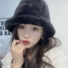 Fashionable Plush Bucket Hat with Warm Ear Protection for Large Head Circumference - Versatile Winter Style