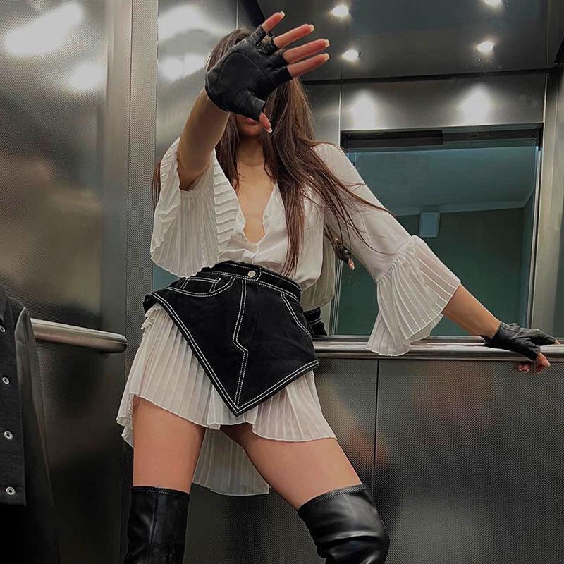 Corset en jean Mode Européenne: Vêtements d'été polyvalents pour femmes - Nouvelle arrivée