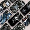 Motor Engine Motorcycle Magnetic Phone Case For APPLE iPhone 17 Air 16 14 13 12 Pro Max 15 Plus Wireless Charge MagSafe Cover