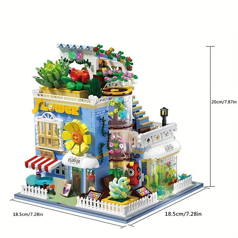 2091Pcs Succulent Flower House Building Blocks Set, Flower House Assembly Toys, Flower Assembly Building Blocks Decoration