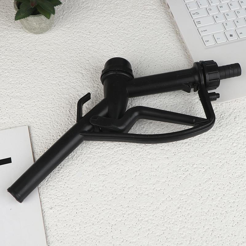 Plastic Manual Heavy Duty Fuel Nozzle With Hook 25Mm / 20Mm Diesel Gasoline Nozzle Max Flow 45L/M Flowmeter Meters