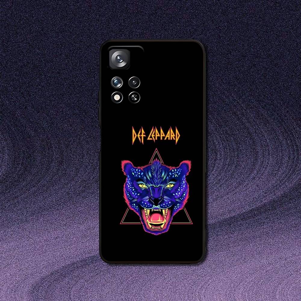 D-Def Leppard Stand By Me Phone Case For Samsung S 25,24,23,22,30,21,10,9,Ultra,Plus,Lite,FE,4,5G Black Soft Case