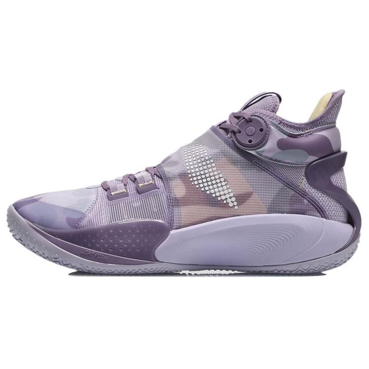 New LINING Sonic IX CJ McCollum Men's Premium Shoes   Purple ABAR011-4