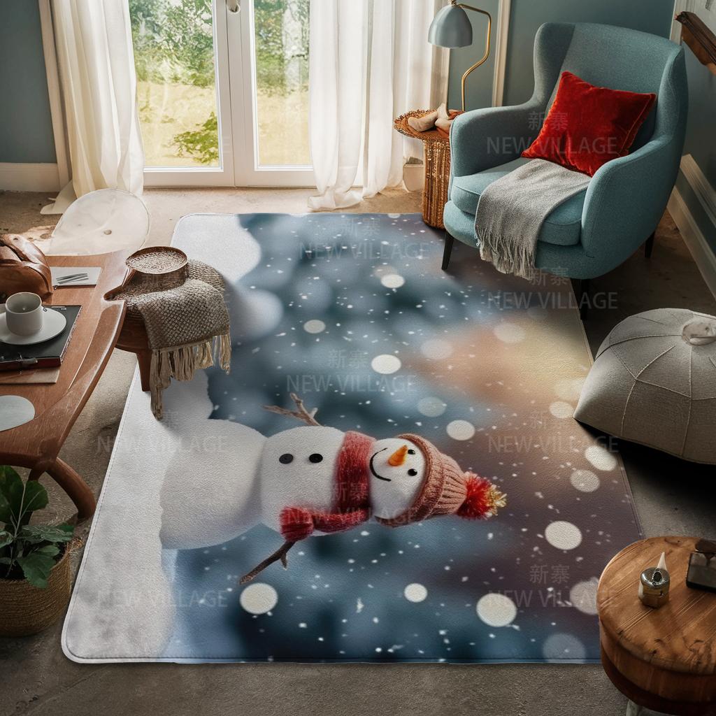 

Non Slip Christmas Door Mat House Entrance Carpet Water Absorption Bathroom Rug for Living Room Winter Home Decor 400mmx600mm