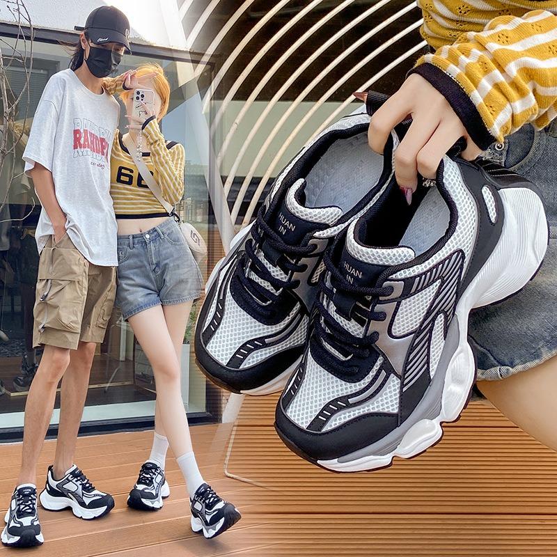 Mesh breathable non-slip platform shoes women's summer new casual fashion versatile sports shoes running shoes
