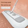 Pure Cotton Large Dust Mop for Hotels & Homes - Flat Mop for Tile Floors with Extended Cloth