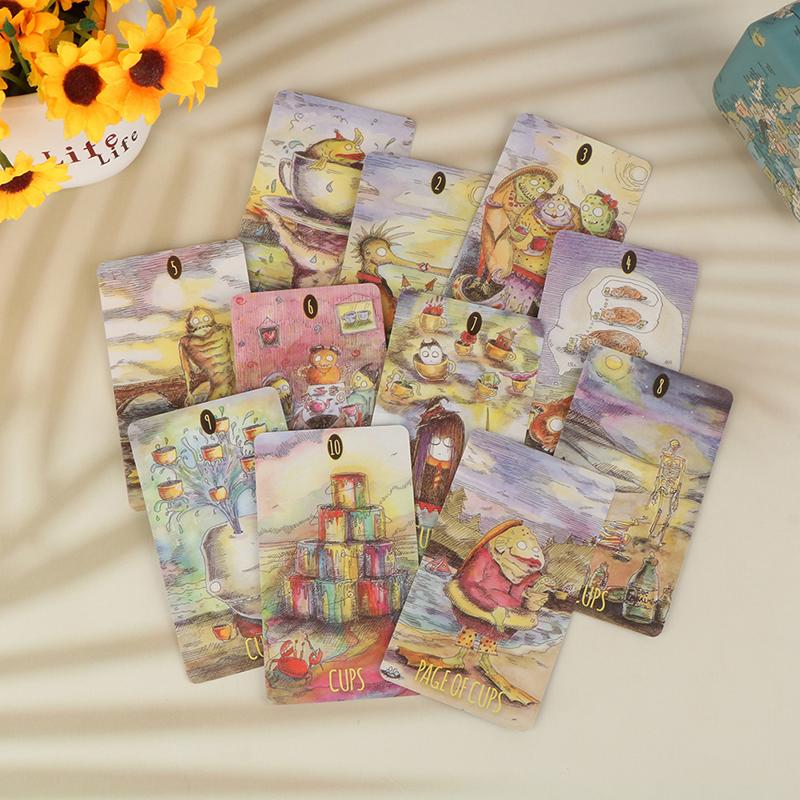The Shadow Land Tarot With English Guide Book Divination For Cards Game Board Game