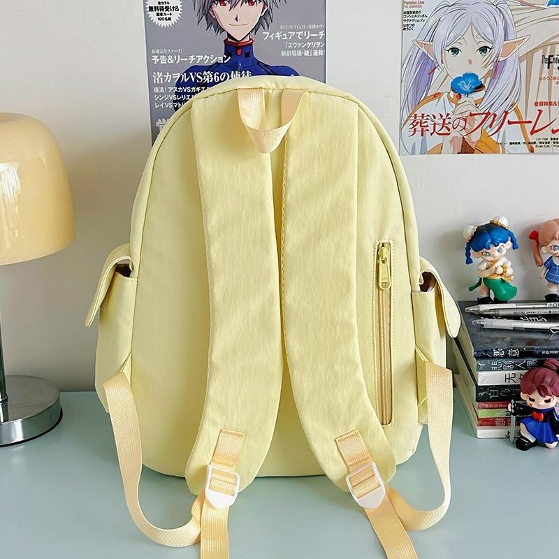 School Bag New Fresh and Sweet Candy Color Backpack Junior High School Students Light Travel Large Capacity Backpack