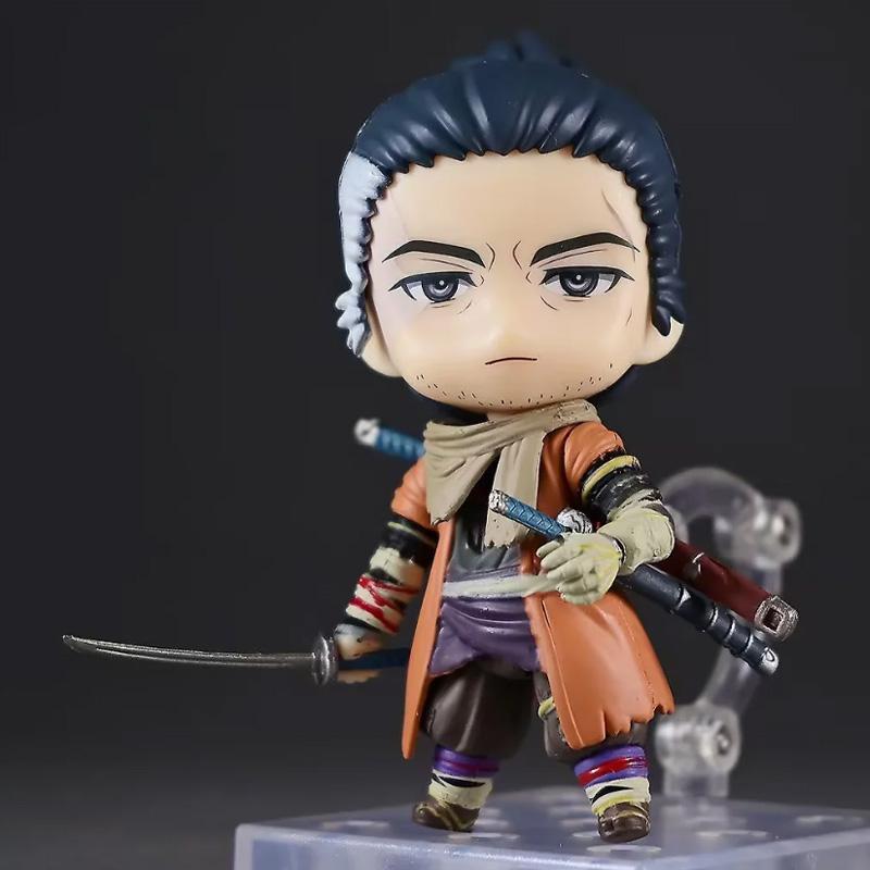 10cm Anime Nendoroid 2522 Sekiro Shadows Die Twice Actionfiguren PVC Sammlerstück Spielcharakter Modell Schreibtischverzierung Spielzeug Geschenk