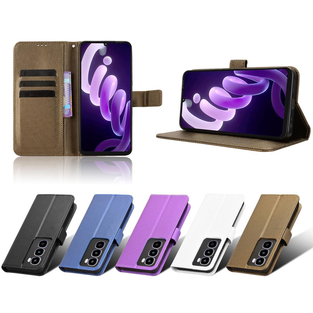 Flip Cover for Itel City 100 Leather Case [Flip Vintage Leather] Wallet Shockproof Durable Retro Phone Case