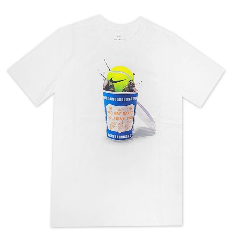 Nike Court Heritage Tennis T-shirt White Men s FJ1501-100 M