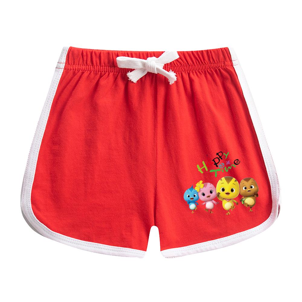 2025 Kids Summer Set: Cartoon Cotton T-Shirt & Shorts for Boys and Girls, Lightweight 2-Piece 100 cm