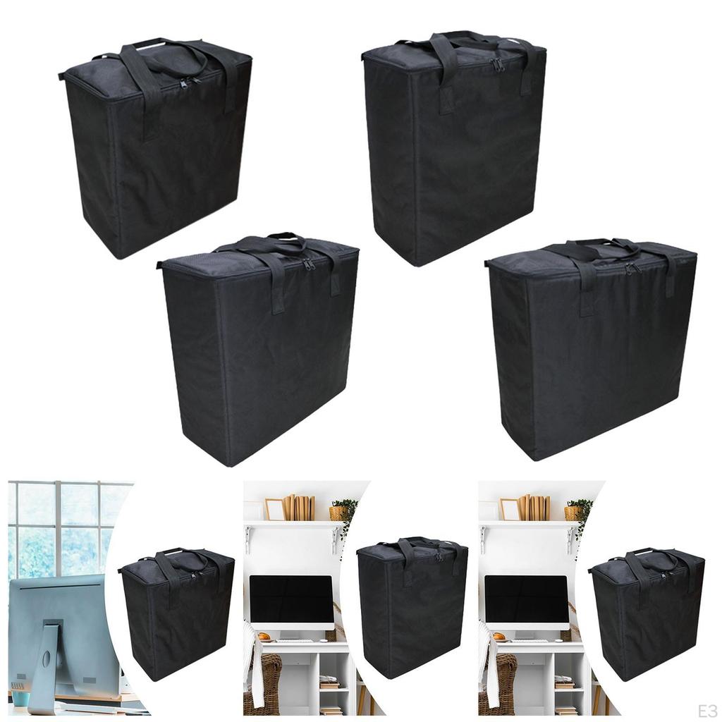 Desktop Computer Monitor Carrying Case Handbag Transporting Portable Dustproof Professional