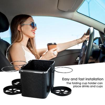 Car Console Organizer Car Tissue Holder All Purpose Cup Holder Organizer Armrest Mounted Tissue Box Cover For Women Men