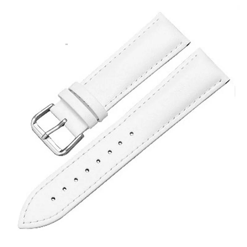 Replacement Leather Watch Band Universal Strap for Samsung Huawei Black Brown 18mm 19mm 20mm 21mm 22mm 24mm