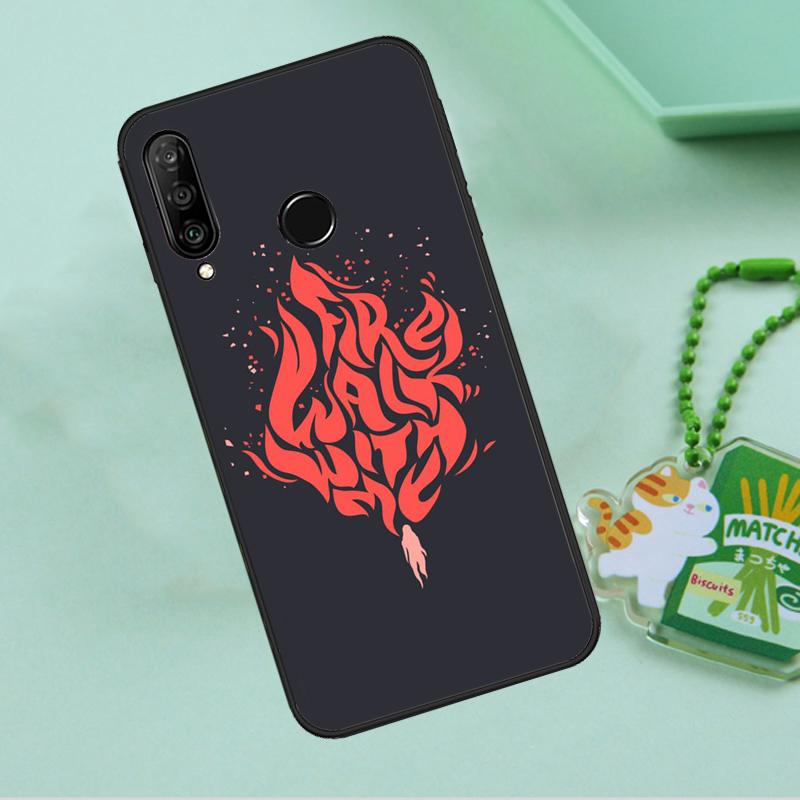 Fire Walk With Me Twin Peaks For Huawei Nova 8i 11i 12i 12s 9 10 SE Y90 Y60 Y70 Y72 Y61 Y91 P20 P30 P40 Lite P60 Pro Case