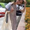Small Fresh Commuting Lazy Wind Underarm Bag Trendy Lace Cloth Bag Women's Large Capacity Flower Shoulder Tote Bag