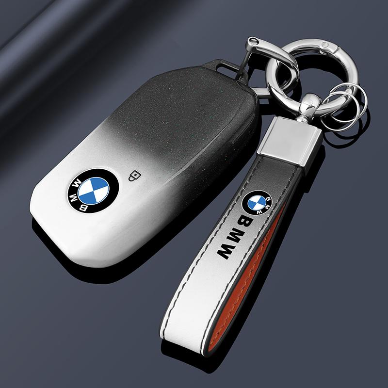 KWMBS1 Car Sticker Car Key Fob Ring Chain Cover Case For BMW 530i 540i 550e 750e 740i 760i X1 X2 X5 X6 X7 M5 iX1 iX2 iX XM i5 i7 2024 2