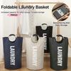 M-1Pc 90L Super Large Foldable Laundry Basket Waterproof Oxford Fabric Dirty Clothes Storage Bag for Travel Portable And Durable