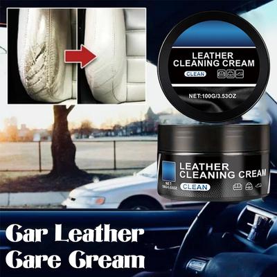 Multi Functional Leather Cleaning And Maintenance Cream Leather Cream Seat Genuine Bag Cleaning Cream Car Care Sofa V4K3