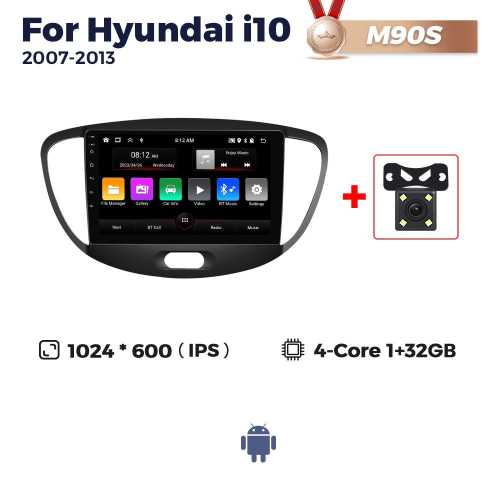 Navifly 8-Core 2Din Stereo New Android All In One Car Radio For Hyundai I10 2007-2013 Multimedia Video Player Carplay Auto Audio